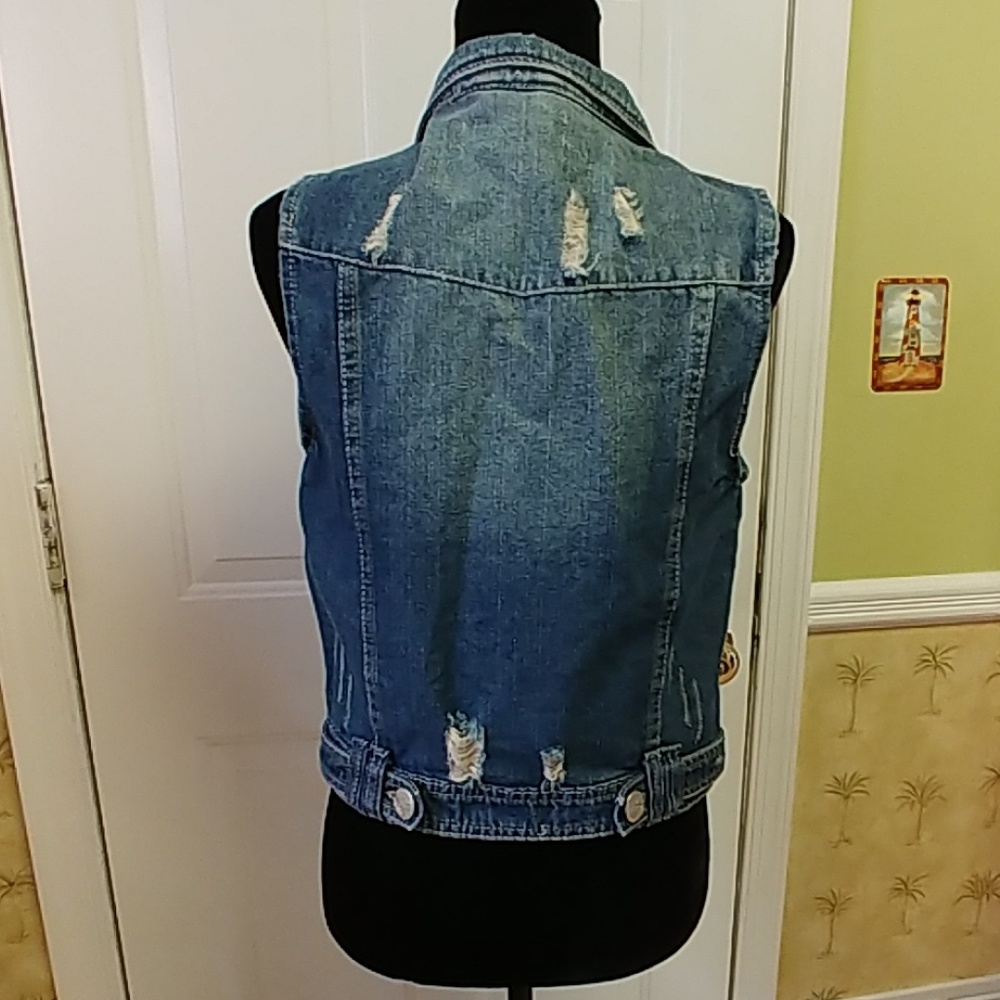 DENIM VEST - Picture 3 of 4